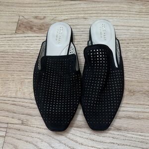 Cole Haan Mules Perforated Black